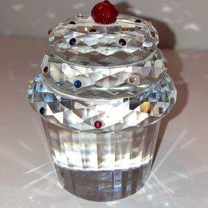 Crystal Cupcake Simon Designs Colorful Limited Edition Designer Home Decor